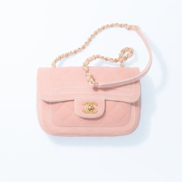 22CR【シャネル】ミニ フラップ バッグ 偽物 ベルベット AS2957B07370NG588